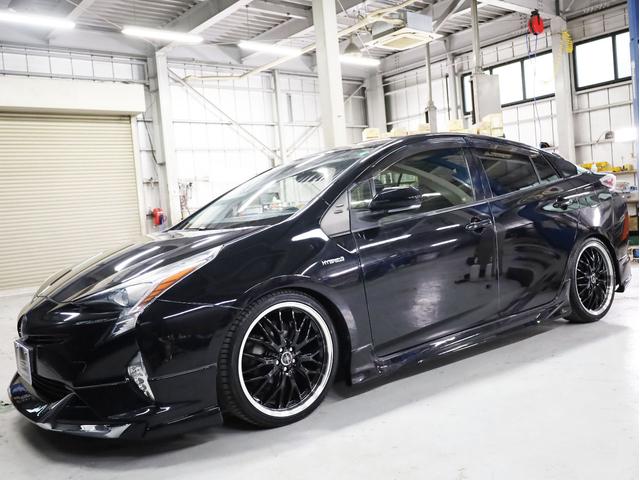 プリウス S アルパインビッグXナビ BADXロクサーニ19インチAW ローダウン フルエアロ LEDヘッドライト 地デジフルセグ バックカメラ スマートキー(51枚目)