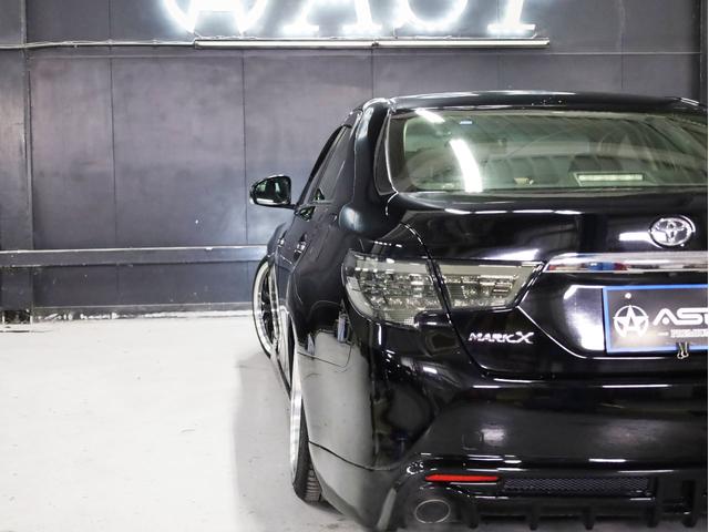 マークX 250G RDS仕様 BADXロクサーニ19インチAW 新品フルタップ車高調 エアロパーツ 三眼ヘッドライト 純正SDナビ 地デジフルセグ バックカメラ スマートキー パワーシート(55枚目)