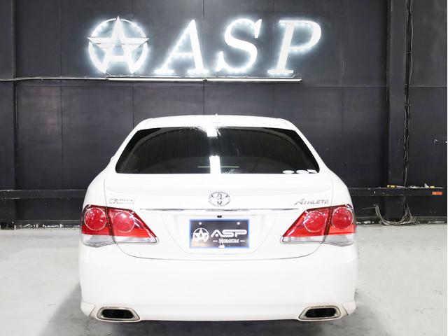 クラウン 2.5アスリート プレミアムエディション 後期型 黒革エアーシート AMEシュタイナー19インチAW 新品フルタップ車高調 エアロパーツ 純正メーカーナビ 地デジフルセグ バックカメラ スマートキー パワーシート HIDライト(22枚目)