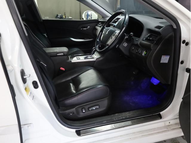 クラウン 2.5アスリート プレミアムエディション 後期型 黒革エアーシート AMEシュタイナー19インチAW 新品フルタップ車高調 エアロパーツ 純正メーカーナビ 地デジフルセグ バックカメラ スマートキー パワーシート HIDライト(30枚目)