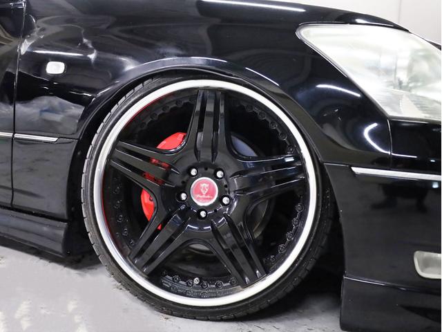 セルシオ C仕様 インテリアセレクション 後期型 サンルーフ 黒革エアーシート AIRLLENエアサス トラフィックスター20インチAW エアロパーツ 社外マフラー 純正メーカーナビ バックカメラ スマートキー パワーシート(51枚目)