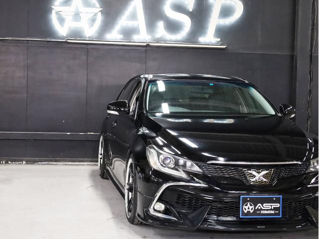 マークＸ ２５０Ｇ　リラックスセレクション　ＲＤＳ仕様　ＢＲＡＳＨ１９インチＡＷ　新品フルタップ車高調　フルエアロ　社外マフラー　純正ＳＤナビ　地デジＴＶ　バックカメラ　スマートキー　黒革調シートカバー（12枚目）