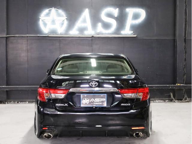 マークＸ ２５０Ｇ　リラックスセレクション　ＲＤＳ仕様　ＢＲＡＳＨ１９インチＡＷ　新品フルタップ車高調　フルエアロ　社外マフラー　純正ＳＤナビ　地デジＴＶ　バックカメラ　スマートキー　黒革調シートカバー（22枚目）