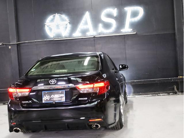 マークＸ ２５０Ｇ　リラックスセレクション　ＲＤＳ仕様　ＢＲＡＳＨ１９インチＡＷ　新品フルタップ車高調　フルエアロ　社外マフラー　純正ＳＤナビ　地デジＴＶ　バックカメラ　スマートキー　黒革調シートカバー（24枚目）