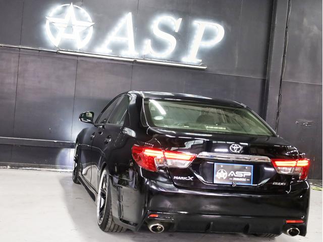 マークＸ ２５０Ｇ　リラックスセレクション　ＲＤＳ仕様　ＢＲＡＳＨ１９インチＡＷ　新品フルタップ車高調　フルエアロ　社外マフラー　純正ＳＤナビ　地デジＴＶ　バックカメラ　スマートキー　黒革調シートカバー（25枚目）