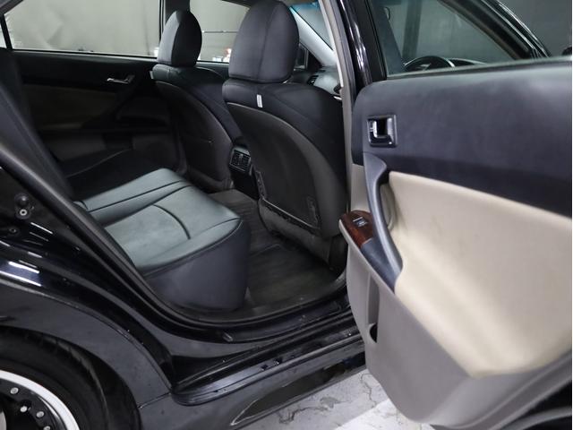 マークＸ ２５０Ｇ　リラックスセレクション　ＲＤＳ仕様　ＢＲＡＳＨ１９インチＡＷ　新品フルタップ車高調　フルエアロ　社外マフラー　純正ＳＤナビ　地デジＴＶ　バックカメラ　スマートキー　黒革調シートカバー（44枚目）