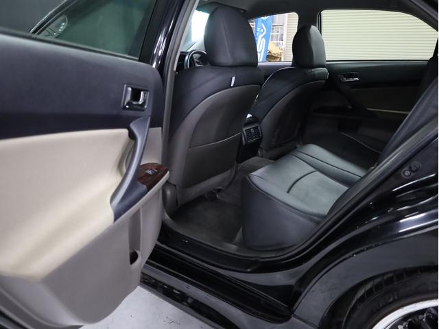 マークＸ ２５０Ｇ　リラックスセレクション　ＲＤＳ仕様　ＢＲＡＳＨ１９インチＡＷ　新品フルタップ車高調　フルエアロ　社外マフラー　純正ＳＤナビ　地デジＴＶ　バックカメラ　スマートキー　黒革調シートカバー（45枚目）