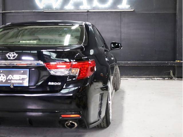 マークＸ ２５０Ｇ　リラックスセレクション　ＲＤＳ仕様　ＢＲＡＳＨ１９インチＡＷ　新品フルタップ車高調　フルエアロ　社外マフラー　純正ＳＤナビ　地デジＴＶ　バックカメラ　スマートキー　黒革調シートカバー（52枚目）