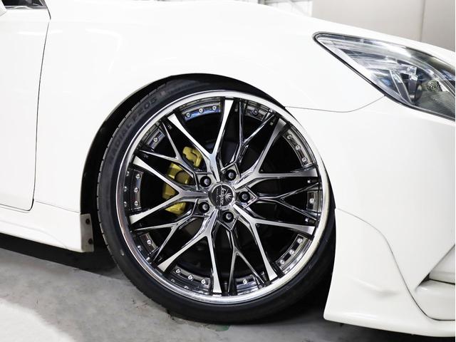 クラウン アスリートＳ　Ｋｒａｎｚｅ２０インチＷ　新品フルタップ車高調　ＴＲＤエアロ　純正メーカーナビ　地デジフルセグ　バックカメラ　スマートキー　パワーシート　ＨＩＤライト　黒革調シートカバー（52枚目）