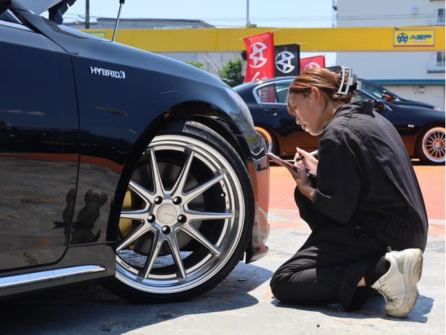 クラウン アスリートＳ　Ｋｒａｎｚｅ２０インチＷ　新品フルタップ車高調　ＴＲＤエアロ　純正メーカーナビ　地デジフルセグ　バックカメラ　スマートキー　パワーシート　ＨＩＤライト　黒革調シートカバー（69枚目）