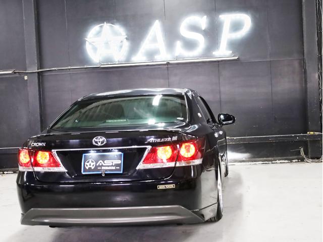 クラウン アスリートＳ　ＷＯＲＫシュヴァート２０インチＡＷ　新品フルタップ車高調　エアロパーツ　純正メーカーナビ　地デジフルセグ　バックカメラ　スマートキー　パワーシート　ＨＩＤライト　クルーズコントロール（24枚目）