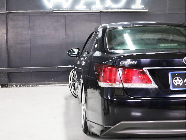 クラウン アスリートＳ　ＷＯＲＫシュヴァート２０インチＡＷ　新品フルタップ車高調　エアロパーツ　純正メーカーナビ　地デジフルセグ　バックカメラ　スマートキー　パワーシート　ＨＩＤライト　クルーズコントロール（54枚目）