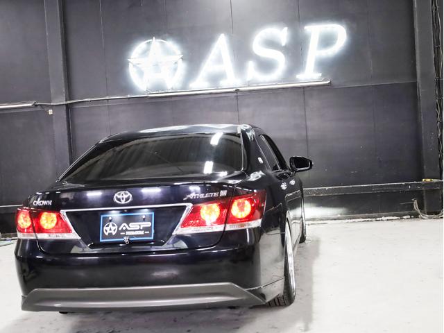 クラウン アスリートＳ　ＷＯＲＫシュヴァート２０インチＡＷ　新品フルタップ車高調　エアロパーツ　純正メーカーナビ　地デジフルセグ　バックカメラ　スマートキー　パワーシート　クルーズコントロール（23枚目）