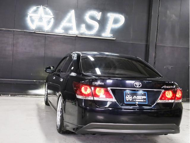 クラウン アスリートＳ　ＷＯＲＫシュヴァート２０インチＡＷ　新品フルタップ車高調　エアロパーツ　純正メーカーナビ　地デジフルセグ　バックカメラ　スマートキー　パワーシート　クルーズコントロール（24枚目）