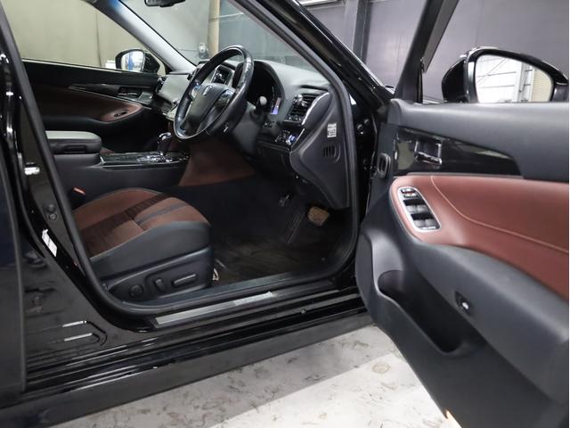 クラウン アスリートＳ　ＷＯＲＫシュヴァート２０インチＡＷ　新品フルタップ車高調　エアロパーツ　純正メーカーナビ　地デジフルセグ　バックカメラ　スマートキー　パワーシート　クルーズコントロール（43枚目）