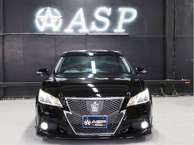 クラウン アスリートＳ　ＡＭＥシャレン２０インチＡＷ　新品フルタップ車高調　エアロパーツ　純正メーカーナビ　地デジフルセグ　バックカメラ　スマートキー　パワーシート　ＨＩＤライト　クルーズコントロール（10枚目）