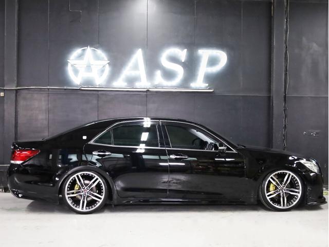 クラウン アスリートＳ　ＡＭＥシャレン２０インチＡＷ　新品フルタップ車高調　エアロパーツ　純正メーカーナビ　地デジフルセグ　バックカメラ　スマートキー　パワーシート　ＨＩＤライト　クルーズコントロール（15枚目）