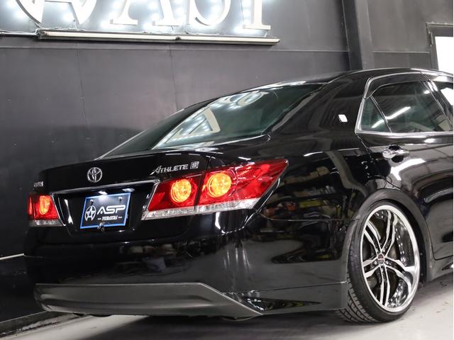 クラウン アスリートＳ　ＡＭＥシャレン２０インチＡＷ　新品フルタップ車高調　エアロパーツ　純正メーカーナビ　地デジフルセグ　バックカメラ　スマートキー　パワーシート　ＨＩＤライト　クルーズコントロール（19枚目）