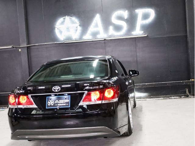 クラウン アスリートＳ　ＡＭＥシャレン２０インチＡＷ　新品フルタップ車高調　エアロパーツ　純正メーカーナビ　地デジフルセグ　バックカメラ　スマートキー　パワーシート　ＨＩＤライト　クルーズコントロール（24枚目）