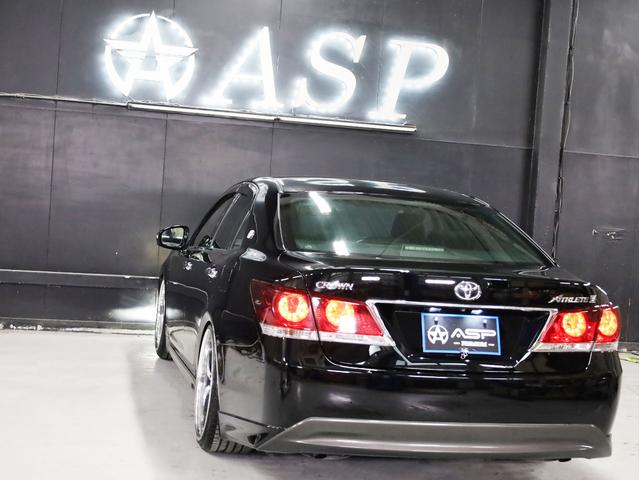 クラウン アスリートＳ　ＡＭＥシャレン２０インチＡＷ　新品フルタップ車高調　エアロパーツ　純正メーカーナビ　地デジフルセグ　バックカメラ　スマートキー　パワーシート　ＨＩＤライト　クルーズコントロール（25枚目）