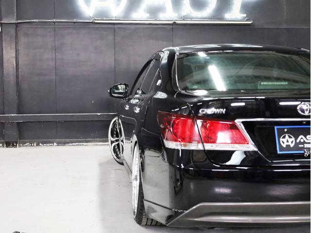 クラウン アスリートＳ　ＡＭＥシャレン２０インチＡＷ　新品フルタップ車高調　エアロパーツ　純正メーカーナビ　地デジフルセグ　バックカメラ　スマートキー　パワーシート　ＨＩＤライト　クルーズコントロール（54枚目）