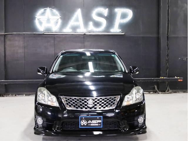 クラウン アスリート　ＷＯＲＫグノーシス２０インチＡＷ　新品フルタップ車高調　エアロパーツ　純正メーカーナビ　地デジフルセグ　バックカメラ　スマートキー　パワーシート　ＨＩＤライト　クルーズコントロール（9枚目）