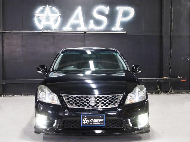 クラウン アスリート　ＷＯＲＫグノーシス２０インチＡＷ　新品フルタップ車高調　エアロパーツ　純正メーカーナビ　地デジフルセグ　バックカメラ　スマートキー　パワーシート　ＨＩＤライト　クルーズコントロール（10枚目）