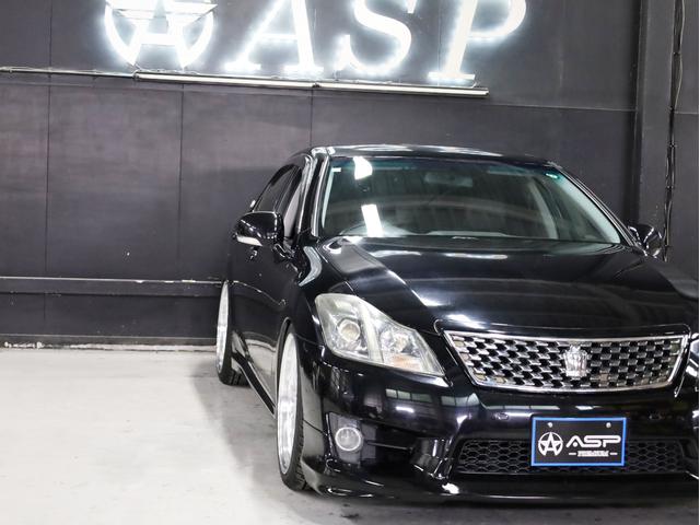 クラウン アスリート　ＷＯＲＫグノーシス２０インチＡＷ　新品フルタップ車高調　エアロパーツ　純正メーカーナビ　地デジフルセグ　バックカメラ　スマートキー　パワーシート　ＨＩＤライト　クルーズコントロール（12枚目）