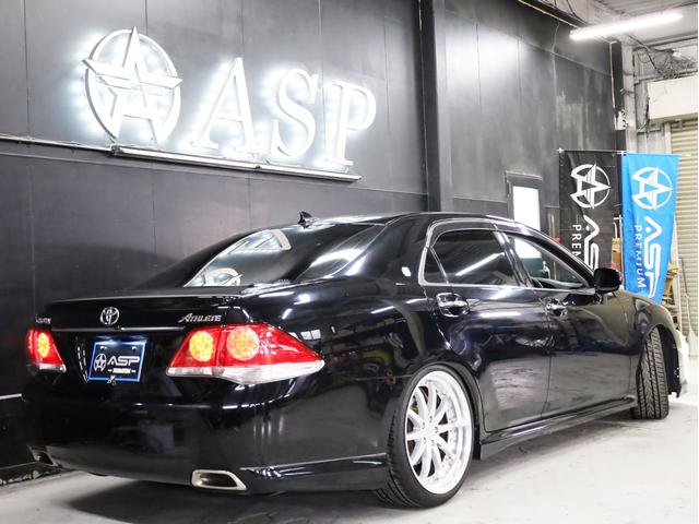 クラウン アスリート　ＷＯＲＫグノーシス２０インチＡＷ　新品フルタップ車高調　エアロパーツ　純正メーカーナビ　地デジフルセグ　バックカメラ　スマートキー　パワーシート　ＨＩＤライト　クルーズコントロール（18枚目）