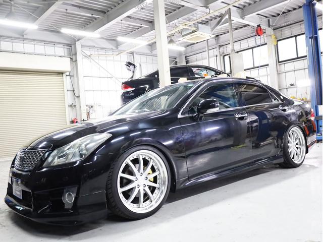 クラウン アスリート　ＷＯＲＫグノーシス２０インチＡＷ　新品フルタップ車高調　エアロパーツ　純正メーカーナビ　地デジフルセグ　バックカメラ　スマートキー　パワーシート　ＨＩＤライト　クルーズコントロール（51枚目）