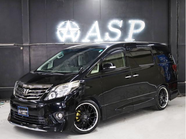 アルファード ２４０Ｓ　タイプゴールド　後期型　両側自動スライドドア　ＢＡＤＸロクサーニ２０インチＡＷ　ローダウン　モデリスタエアロ　純正ＳＤナビ　地デジフルセグ　バックカメラ　スマートキー　ＨＩＤライト　クリアランスソナー（4枚目）