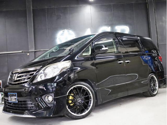 アルファード ２４０Ｓ　タイプゴールド　後期型　両側自動スライドドア　ＢＡＤＸロクサーニ２０インチＡＷ　ローダウン　モデリスタエアロ　純正ＳＤナビ　地デジフルセグ　バックカメラ　スマートキー　ＨＩＤライト　クリアランスソナー（5枚目）