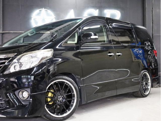 アルファード ２４０Ｓ　タイプゴールド　後期型　両側自動スライドドア　ＢＡＤＸロクサーニ２０インチＡＷ　ローダウン　モデリスタエアロ　純正ＳＤナビ　地デジフルセグ　バックカメラ　スマートキー　ＨＩＤライト　クリアランスソナー（8枚目）