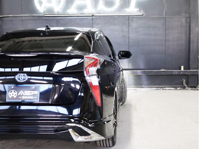 プリウス Ｓ　アネーロコラソン１９インチＡＷ　フルエアロ　ローダウン　純正ＳＤナビ　地デジフルセグ　バックカメラ　スマートキー　ＬＥＤヘッドライト（53枚目）