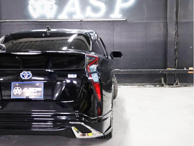 プリウス Ａ　ＢＡＤＸロクサーニ１９インチＡＷ　ローダウンサス　フルエアロ　純正９インチＳＤナビ　地デジフルセグ　バックカメラ　スマートキー　クリアランスソナー　レーダークルーズ　ＬＥＤヘッドライト（53枚目）