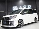 ヴォクシー ＺＳ　煌ＩＩ　Ｍ’ｚ　ＳＰＥＥＤエアロ／マフラー　両側自動スライドア　アルパイン１０型ナビ　ＷＯＲＫシュヴァ―ト１９ＡＷ　ローダウン　黒革調シートカバー　地デジフルセグ　アルパイン後席モニター　バックカメラ（5枚目）