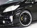 プリウス Ｓ　後期型　ワンオーナー車　ＡＭＥシュタイナー１９インチＡＷ　ローダウンサス　エアロパーツ　純正ＳＤナビ　地デジＴＶ　バックカメラ　スマートキー　ＨＩＤライト（6枚目）