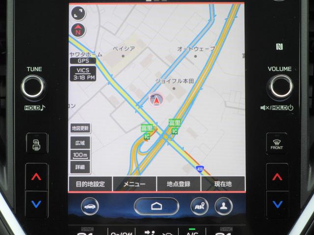 レヴォーグ ＧＴ　ＥＸアイサイトＸ搭載車　ナビ　３方向カメラ　ＥＴＣ２０　２年間走行距離無制限部分保証付き　　ワンオーナー　新世代アイサイト＆アイサイトＸ搭載　障害物センサー　衝突被害＆後退時被害軽減ブレーキ　後側方警戒＆停止保持システム　パワーシート　　ナビ　ＥＴＣ２．０（10枚目）
