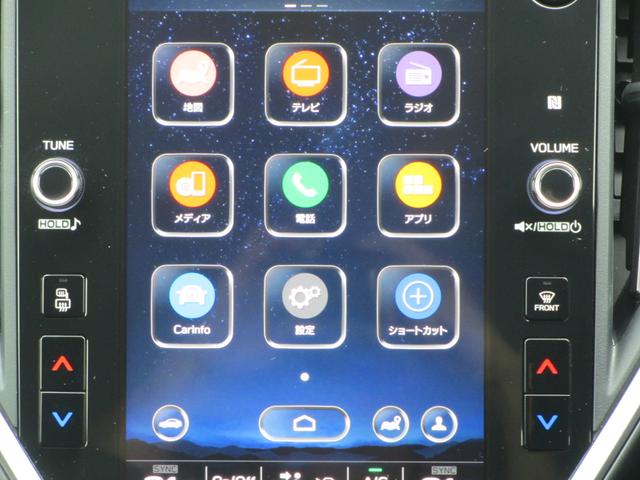 レヴォーグ ＧＴ　ＥＸアイサイトＸ搭載車　ナビ　３方向カメラ　ＥＴＣ２０　２年間走行距離無制限部分保証付き　　ワンオーナー　新世代アイサイト＆アイサイトＸ搭載　障害物センサー　衝突被害＆後退時被害軽減ブレーキ　後側方警戒＆停止保持システム　パワーシート　　ナビ　ＥＴＣ２．０（11枚目）