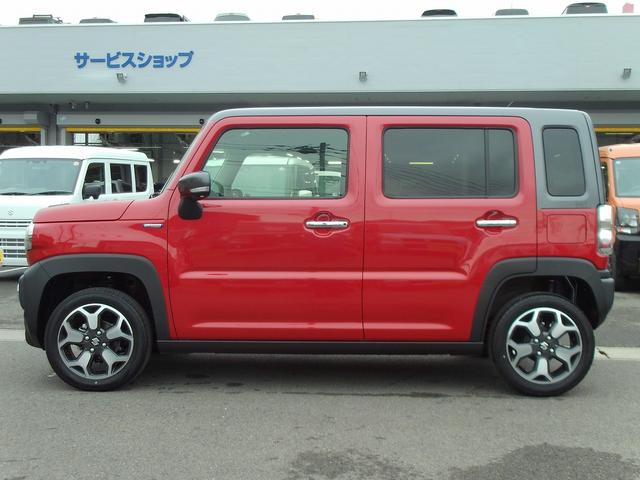 ハスラー ＨＹＢＲＩＤ　Ｘ　全方位モニタ付メモリーナビ　スズキコネクト　全方位モニター付メモリーナビ　スズキコネクト　ＬＥＤヘッドランプ　キーレスプッシュスタート　アダプティブクルーズコントロール　オーディオスイッチ　パーソナルテーブル　シートヒーター　フルオートエアコン（4枚目）