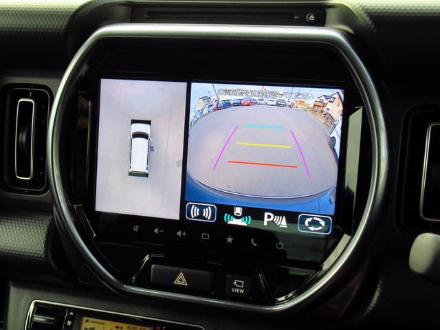 ハスラー Ｊスタイル　全方位モニター付メモリーナビ　ドライブレコーダー　ＬＥＤヘッドランプ　キーレスプッシュスタート　ステアリングオーディオスイッチ　パーソナルテーブル　マイルドハイブリッド　衝突被害軽減ブレーキ　後退時ブレーキサポート　ＳＲＳサイド・カーテンエアバッグ（9枚目）