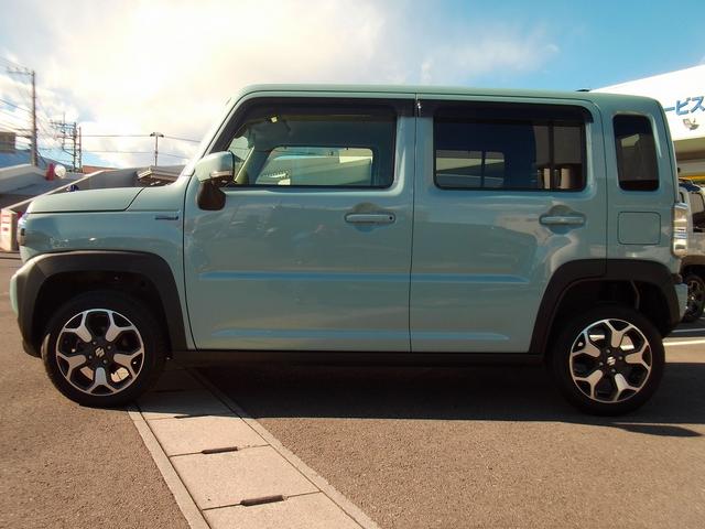 ハスラー ＨＹＢＲＩＤ　Ｘターボ　全方位カメラナビ　ＥＴＣ　パドルシフト　ＥＴＣ　ＬＥＤヘッドランプ　キーレスプッシュスタート　アダプティブクルーズコントロール　ステアリングオーディオスイッチ　パーソナルテーブル　マイルドハイブリッド　衝突被害軽減ブレーキ（3枚目）