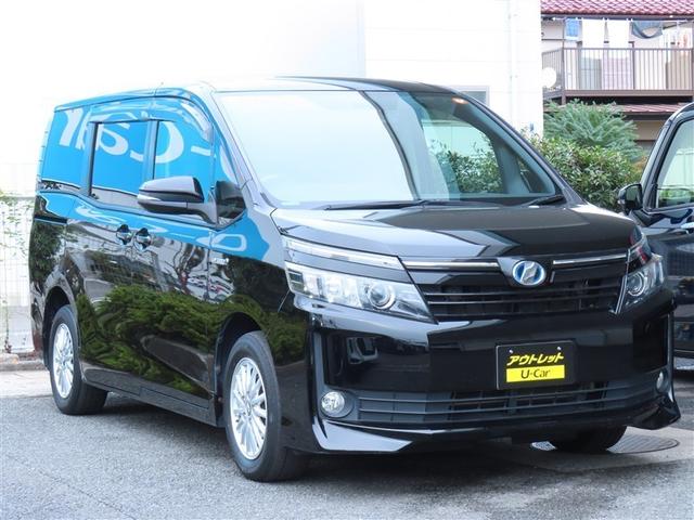 ヴォクシー ハイブリッドV スマートキープッシュスタート 盗難防止アラーム DVD再生可 Bモニター オートクルーズ Wエアバック ナビTV ESC ETC車載器 リモコンキー PS LEDヘットライト ドラレコ付き 3列(2枚目)