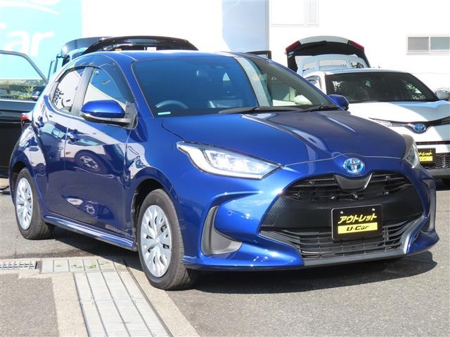 ヤリス ハイブリッドZ PCS 地デジ Bカメラ LEDランプ スマキー ETC付き メディアプレイヤー接続 ナビTV VSC パワステ 1オナ車 クルコン カーテンエアバック キーフリー ABS イモビ エアコン(2枚目)