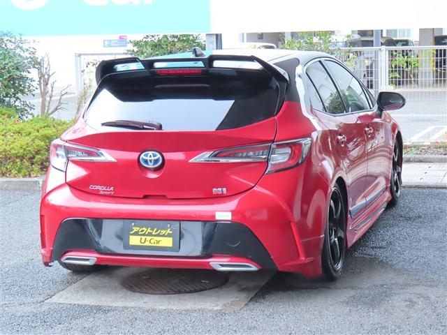 カローラスポーツ ハイブリッドG Z 衝突被害軽減S Bモニ 地デジTV TV 盗難防止装置 LEDライト オートクルーズコントロール 半革シート アルミホイール スマートキ- ABS パワーウィンドウ オ-トエアコン サイドエアバッグ(3枚目)