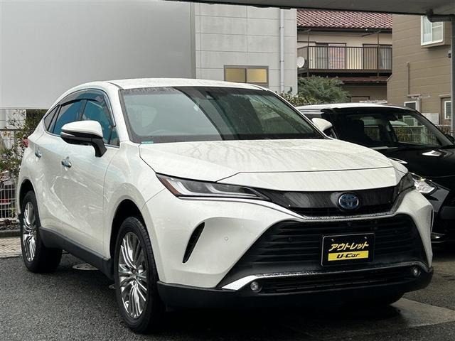 ハリアーハイブリッド Ｚ　地上デジタル　衝突被害軽減　サイドエアバッグ　ＬＥＤランプ　Ｂモニタ　クルコン　ナビＴＶ　１オーナー　横滑り防止装置　スマートキー　盗難防止システム　ＡＢＳ　アルミ　ＥＴＣ付　エアバッグ　ＡＡＣ（2枚目）