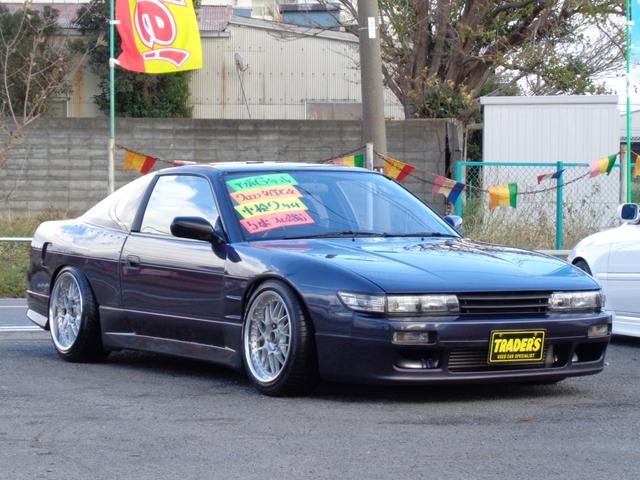 中古車 日産 １８０ｓｘ タイプｘ スーパーハイキャスパッケージ 改シルエイティ ｈｋｓ２５３０タービン東名ポンカム ストッパーメタルｇ ｋ５５０ｉｊｚ３２エアフロｅｃｕ前置きｉｃオイルｃラジエターｇｐ車高調ニスモメンバーブレスピロアームニスモクラッチ