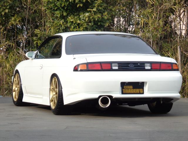 シルビア 　Ｓ１４ターボＥｇ換装　後期Ｌｏｏｋ＆ＧＰスポーツフルエアロ　テイン車高調Ｋ’ｓブレーキ５穴ハブＡＶＳ１７インチＡＷ　Ｒ２００Ｋ’ｓデフ機械式ＬＳＤ　前置きインタークーラーエアクリマフラーＦパイプ（19枚目）