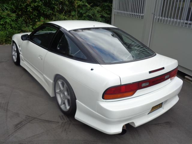 １８０ＳＸ タイプＩＩ　元色パール〜純正パールに再塗装新品フルエアロＷフェンダー前置きＩＣ３層ラジステンアウトレットＦパイプマフラー車高調ピロテンＦナックル加工トーコン＆ＵＰアーム強化クラッチ機械式ＬＳＤロールバーフルバケ（17枚目）