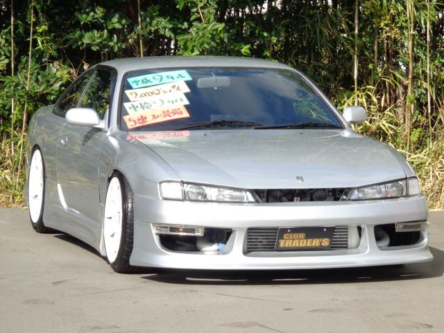 　Ｓ１５スペックＲエンジン換装ＨＫＳ－ＧＴＲＳタービン５速公認外フルエアロＦフェンダーハイカムＧＫパワーＦＣエアフロレス前置きＩＣアルミラジ車高調オリジン１８ＡＷピロアームタワーバーブリッドシート(8枚目)